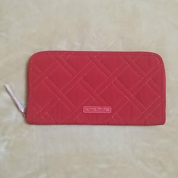 RFID Georgia Wallet - Microfiber Cardinal Red - Picture 3 of 6